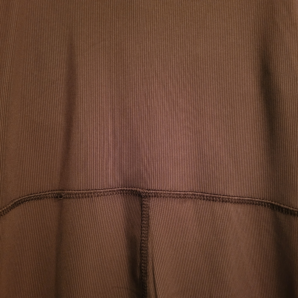 NWT Yogalicious Cocoa Illusion Rib Scarlett Flare Jumpsuit Size XS - Picture 7 of 8